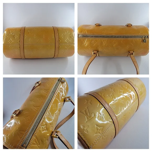 LOUIS VUITTON Monogram Papillon Vernis Patent Leather Handbag - Picture 6 of 11